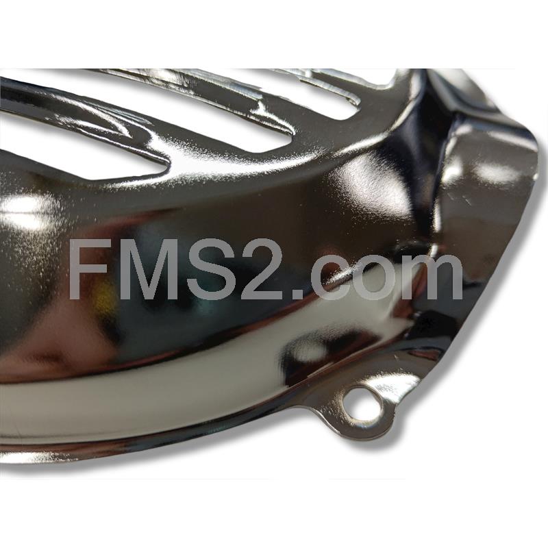 Copriventola colore argento zincato per Vespa PX 125-150 (CIF), ricambio 5099-C