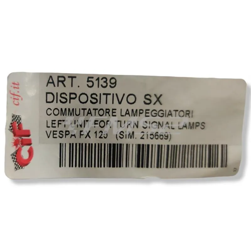 5139 Dispositivo sinistro commutatore lampeggiatori (CIF)