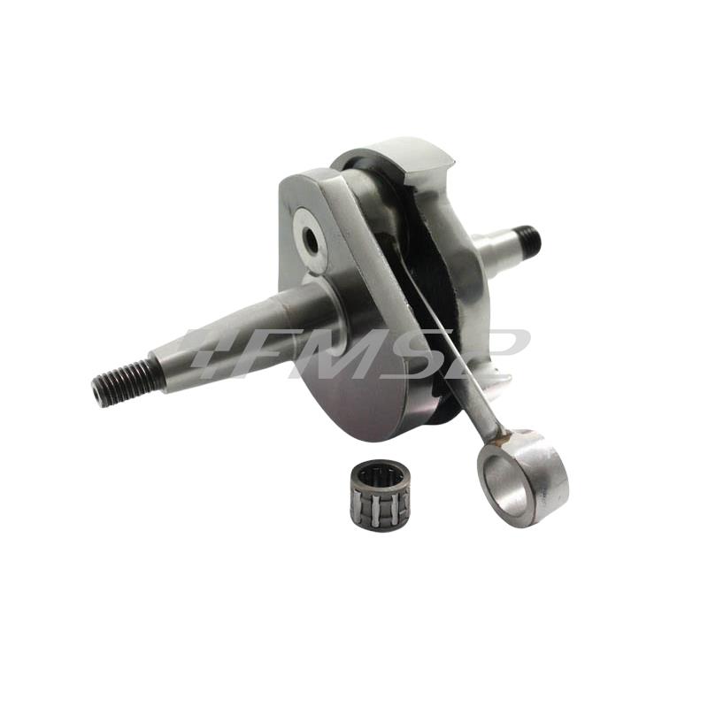 Albero motore doppia alimentazione Mazzucchelli (CIF) per Piaggio Vespa 50-PK50 prima serie, ricambio 5168-DA