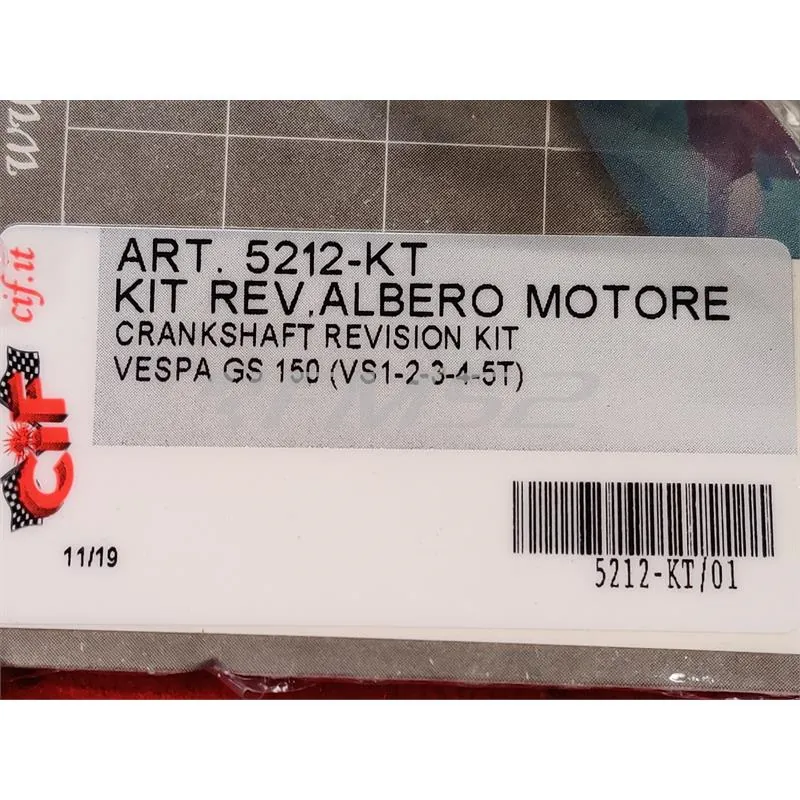 5212-KT Kit revisione albero motore vespa gs 150