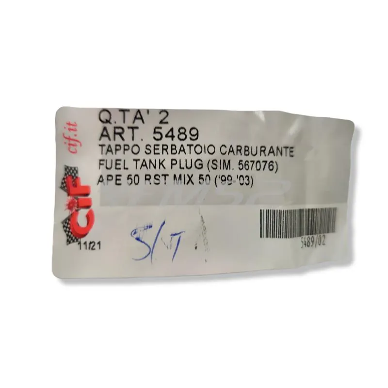 5489 Tappo serbatoio carburante  ape 50 rst m