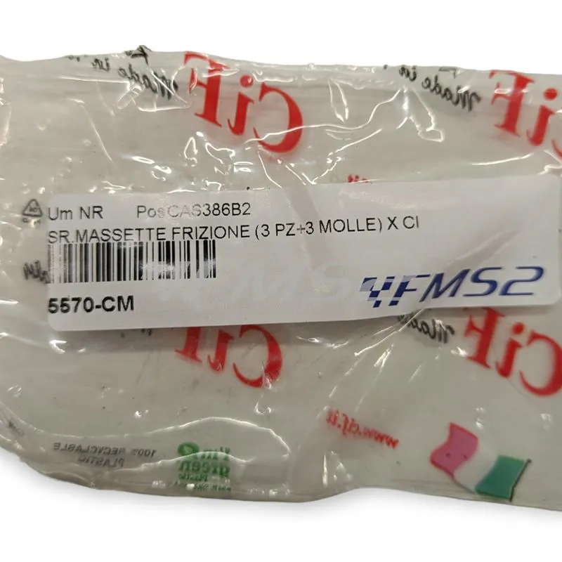 Serie massette frizione (3 pezzi + 3 molle) per motorino Ciao, Si, Bravo e Grillo, ricambio 5570-CM