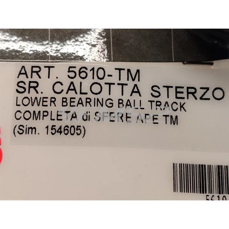 5610-TM Serie calotta sterzo inferiore ape tm