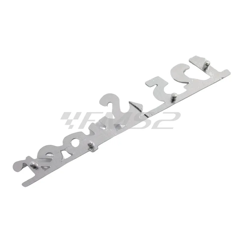 5725-P125 P125-targhetta 125 super  traforata posteriore Vespa (CIF)