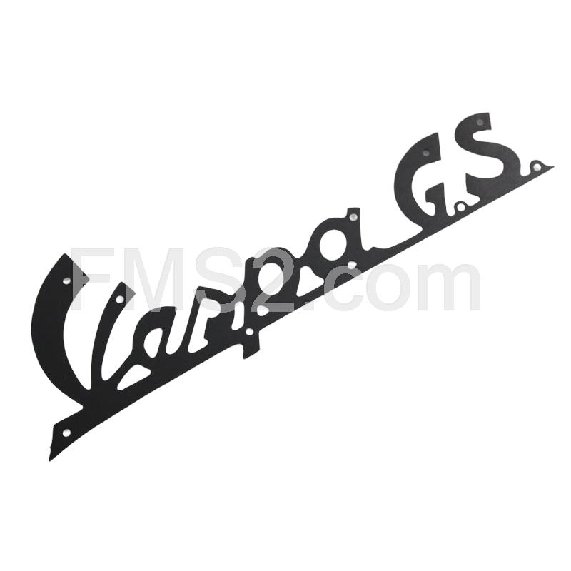 Targhetta Vespa g.s.  per scudo anteriore Vespa gs (CIF), ricambio 5743