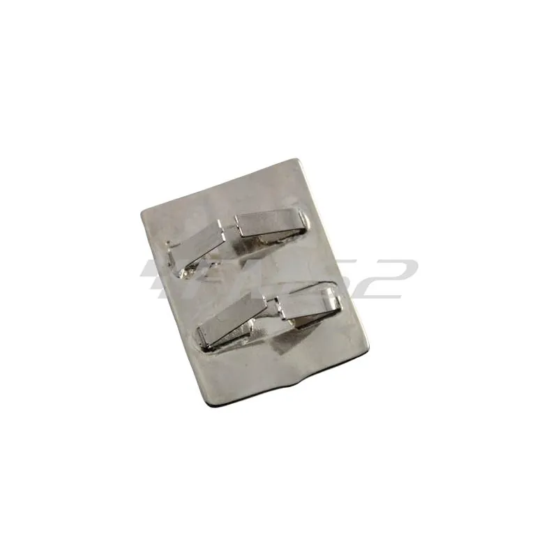 Stemma scudetto Piaggio Genova in metallo per scudo anteriore Vespa 98 e Vespa 125 dal 1948 al 1954 (CIF), ricambio 5746-MG