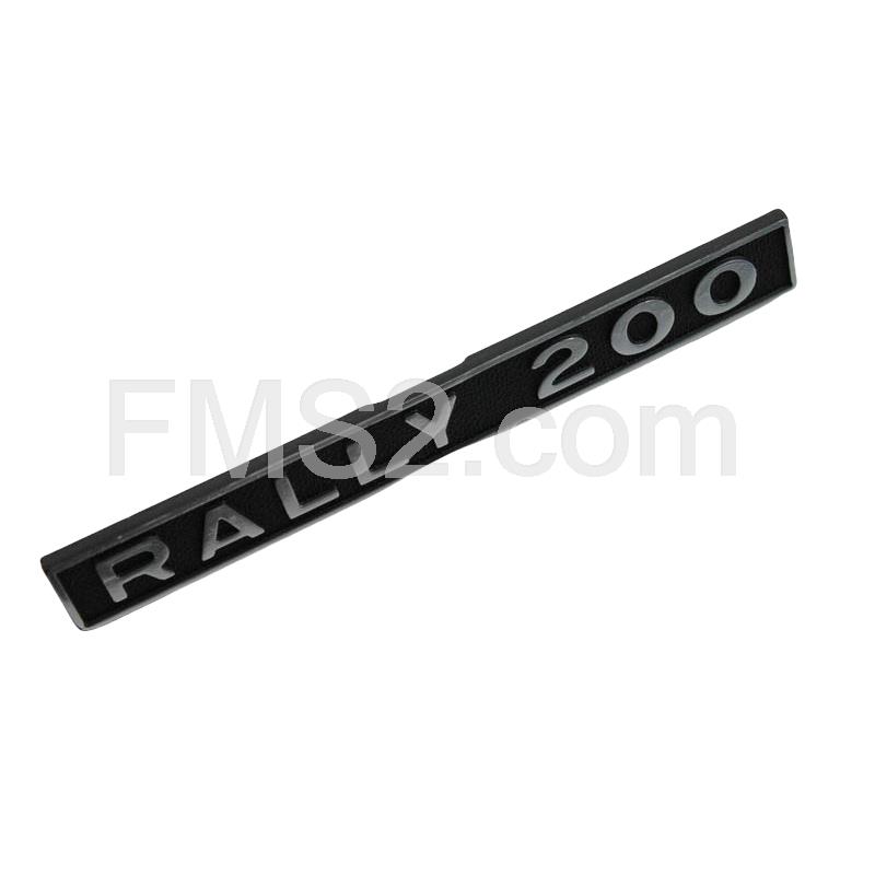 Targhetta scritta Rally 200 posteriore per Vespa Rally 200  sim.152515 (CIF), ricambio 5767