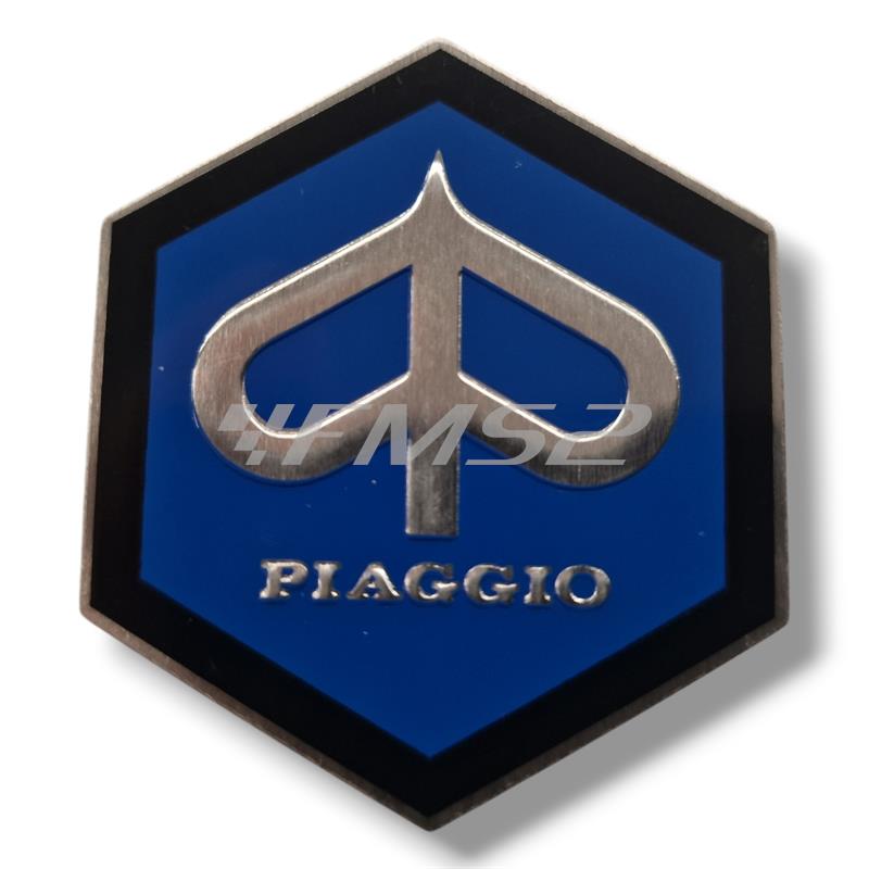 Scudetto Piaggio adesivo grande esagono (CIF), ricambio 5781