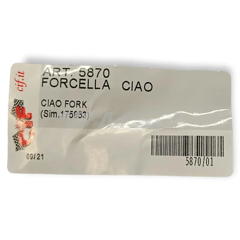 5870 Forcella Ciao verniciata nera (CIF)
