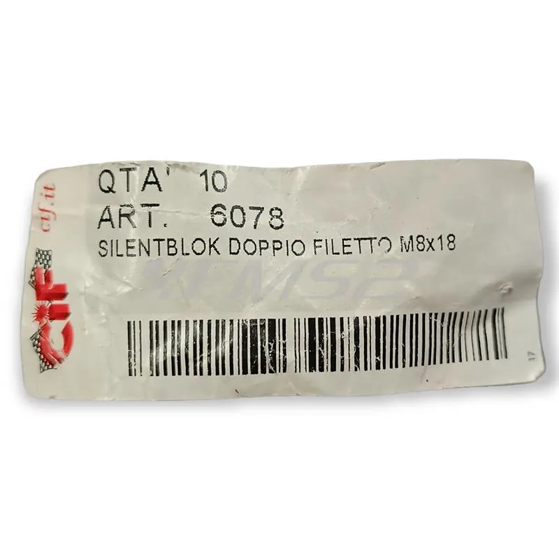 Silent block supporto marmitta doppio (CIF), ricambio 6078