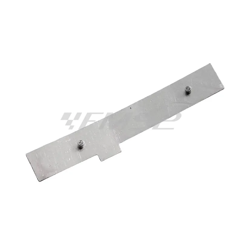 6100 Targhetta scritta Vespa per scudo anteriore Vespa PK e PK XL con interasse pioli 55 mm (CIF)