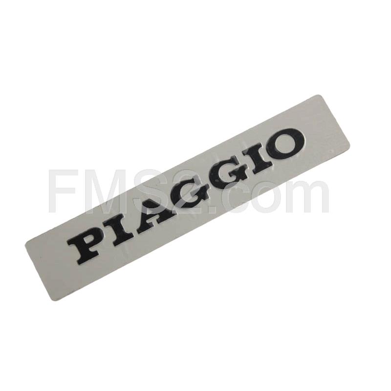 Targhetta adesiva Piaggio per mascherina anteriore Vespa PK50-125  sim.216719 (CIF), ricambio 6102