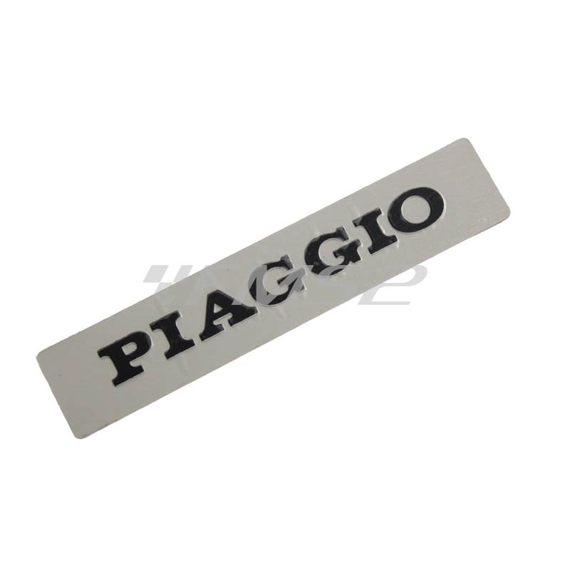 Targhetta adesiva Piaggio per mascherina anteriore Vespa PK50-125  sim.216719 (CIF), ricambio 6102