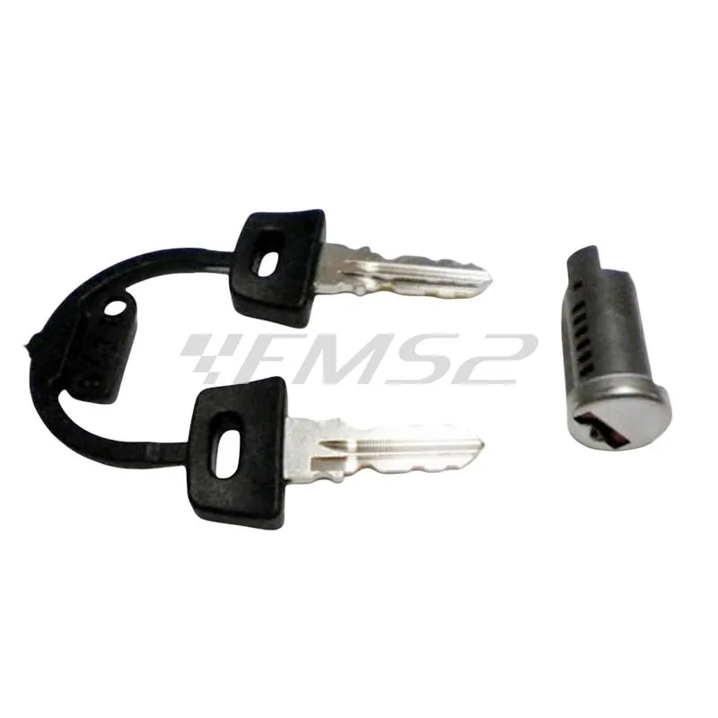 Cilindretto serratura con 2 chiavi per Vespa PK e PX (CIF), ricambio 6211