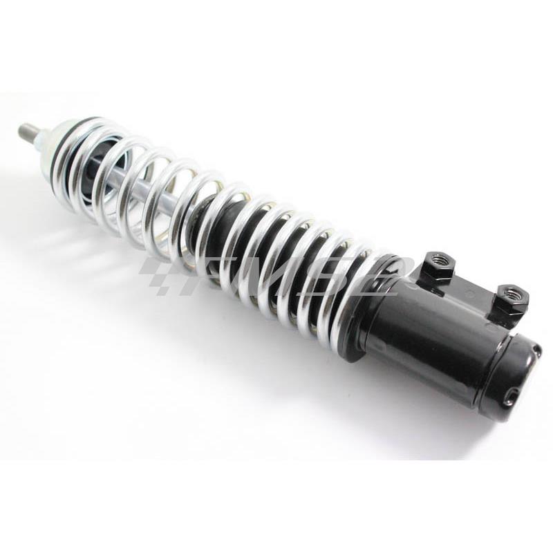 Ammortizzatore anteriore rinforzato per Vespa 50 LX, Vespa 125, Vespa ET2, Vespa ET4 con corpo nero e molla cromata, ricambio 6308