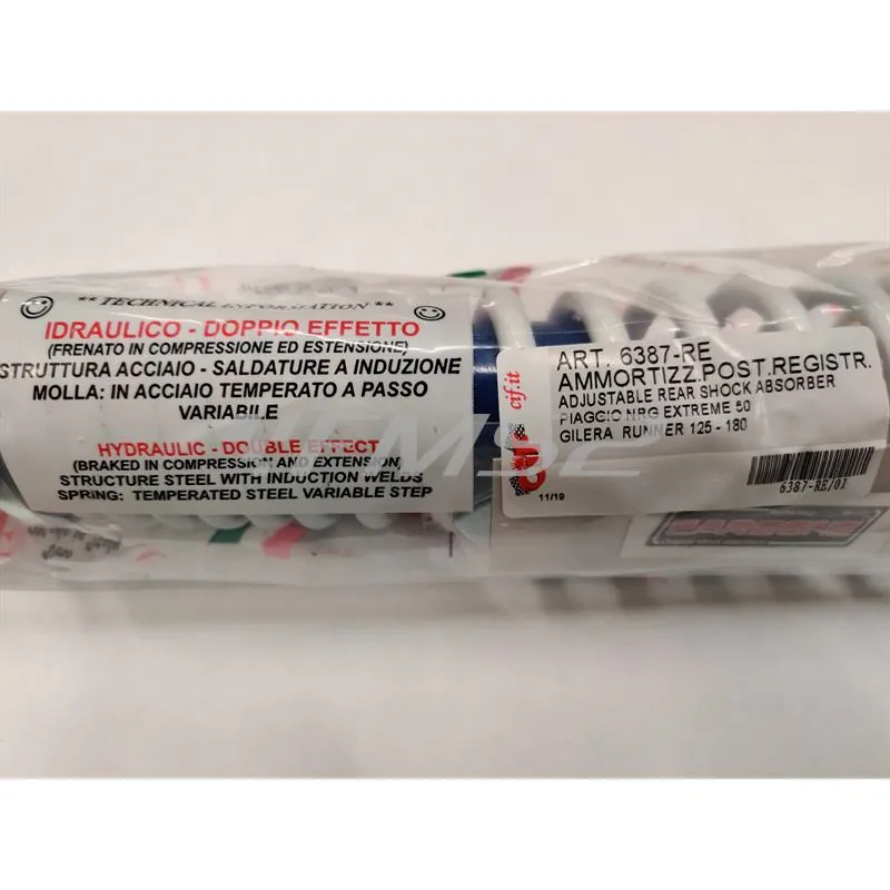 Ammortizzatore posteriore regolabile Gilera Runner 125-180- (CIF), ricambio 6387-RE