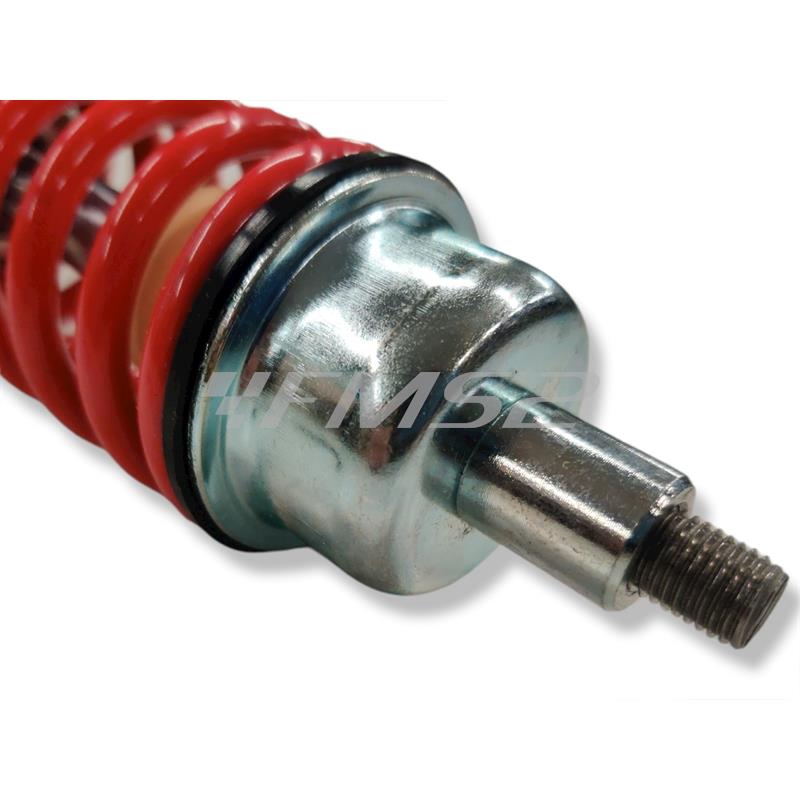 Ammortizzatore anteriore Carbone hi-tech con molla rossa by Cif per Piaggio Vespa GT, GTV, GTS, Super Sport 125, 200, 250 e 300 cc 4 tempi, ricambio 6390-HTR