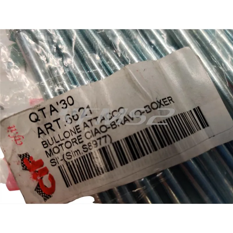 Vite per fissare il motore al telaio 6 x 120 mm per Ciao Piaggio (CIF), ricambio 6621