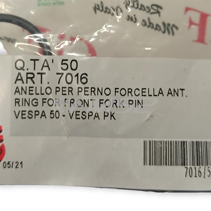 Anello o-ring 362 (28,24x2,6) x perno sospensione anteriore Vespa 50-125 (CIF), ricambio 7016