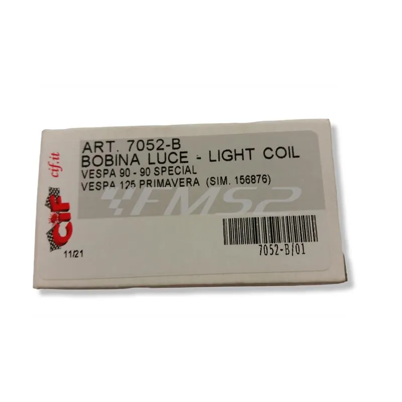7052-B Bobina luce interna (CIF) per Piaggio Vespa 90-90ss - 125 Primavera- sim. 156876