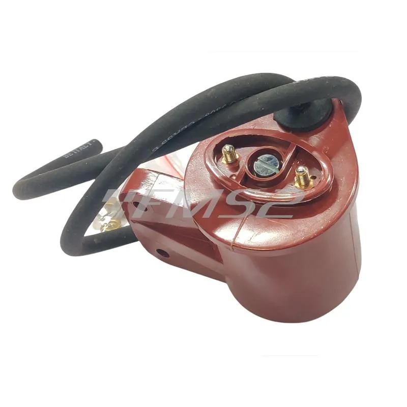 Bobina accensione esterna Cif potenziata completa di cavo e dadi fissaggio fili elettrici per Piaggio Vespa 150 e GL prodotte dal 1959 al 1965 e Ape 150E e Ape 175D (CIF), ricambio 7072-P