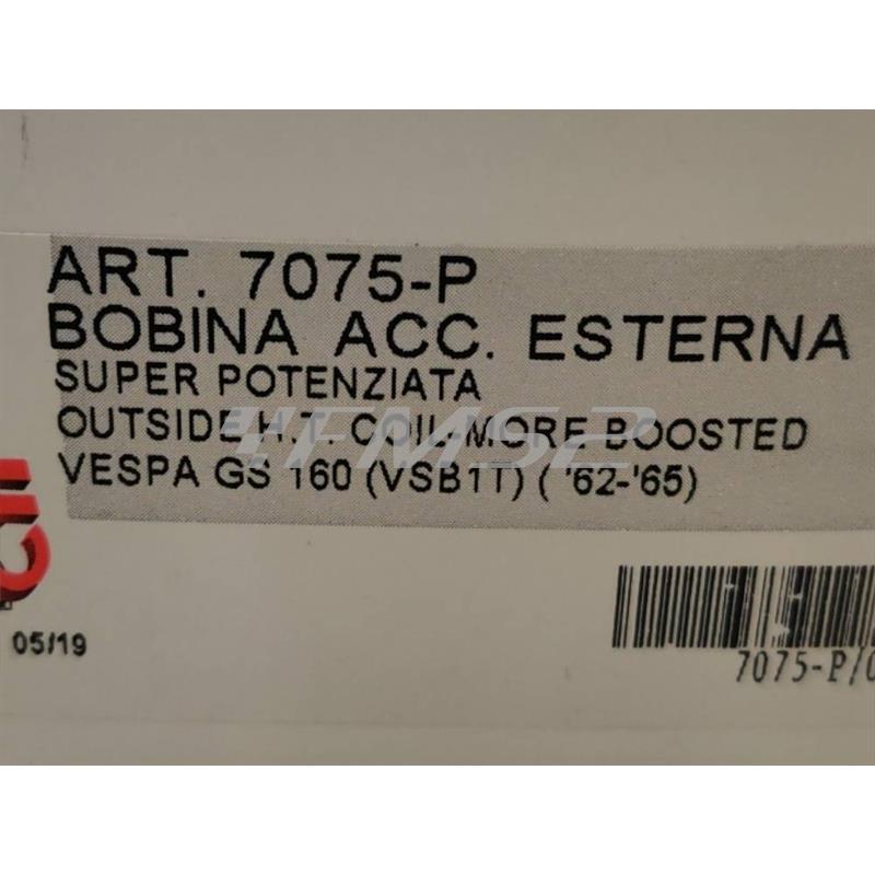 Bobina accensione esterna super potenzia, ricambio 7075-P