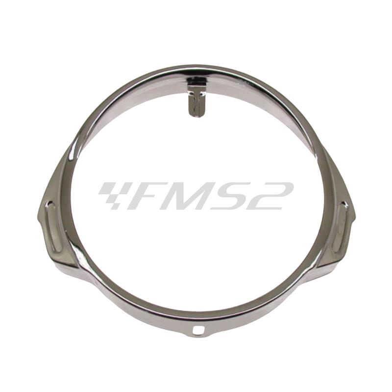 Ghiera fanale in ferro cromata Vespa PX (CIF), ricambio 7394-C