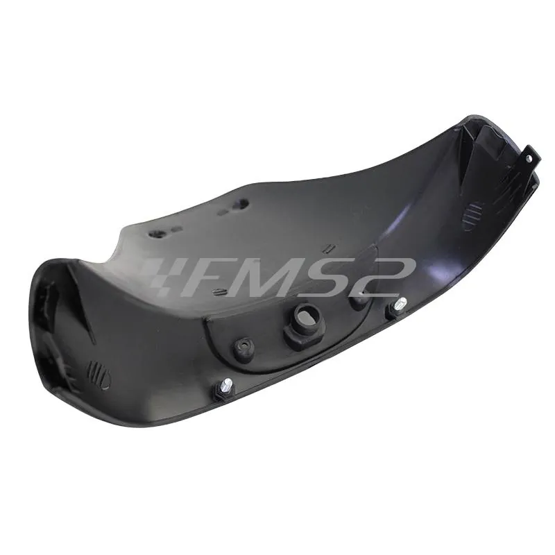 7642 Paraspruzzi parafango porta targa posteriore in plastica nera per piaggio vespa et2 e et4 50-125-150