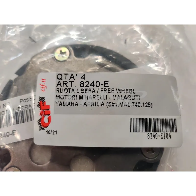 8240-E Ruota libera motorino avviamento per  motori Minarelli scooter 50 (CIF)