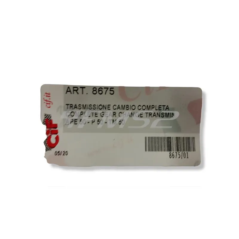 8675 Trasmissione cambio completa Ape 50-p50-tm 50-f (CIF)