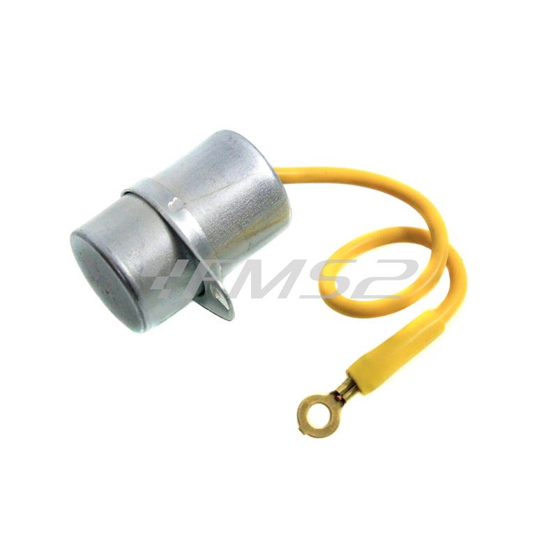 Condensatore originale EFFE di primo equipaggiamento Piaggio Vespa 50, 90, 125 Primavera, Ape P50, vespa 180 ss, vespa 150 super (CIF), ricambio 9097