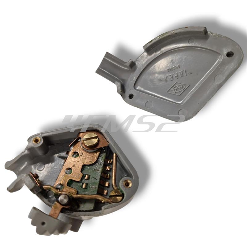 Commutatore devio luci CIF originale per Piaggio Vespa 125 VM2T e VN1T e VN2T prodotte dal 1954 fino al 1957 e Vespa 150 fino al telaio 51010 prodotte dal 1955 fino al 1956, ricambio 9110