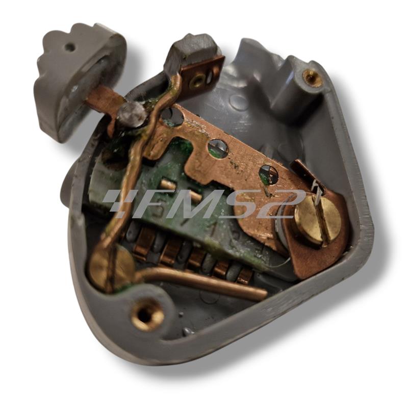 Commutatore devio luci CIF originale per Piaggio Vespa 125 VM2T e VN1T e VN2T prodotte dal 1954 fino al 1957 e Vespa 150 fino al telaio 51010 prodotte dal 1955 fino al 1956, ricambio 9110
