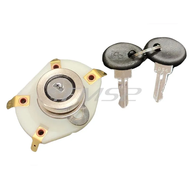 9121-E Blocchetto chiave accensione Vespa 125 Primavera ET3, Vespa PX 125-150-200 1° serie (CIF)