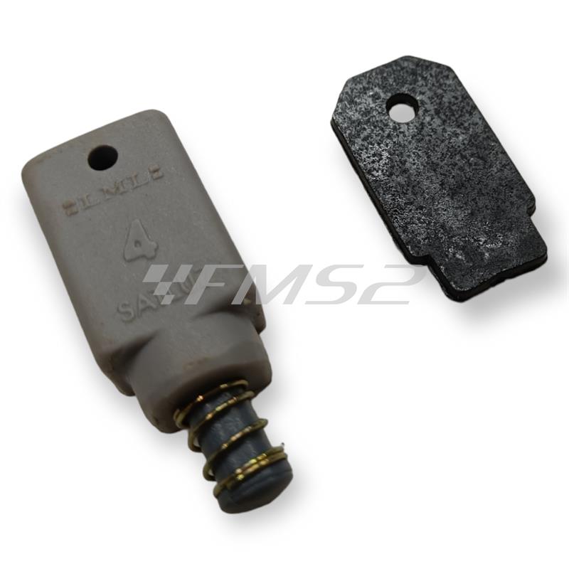 Interruttore stop Cif per Piaggio vespa senza lampeggiatori frecce tipo 90, 125 primavera, 125 primavera Et3, Pk 50 e 125, Pk S 50 e 125, PX 1° serie senza frecce, ricambio 9132