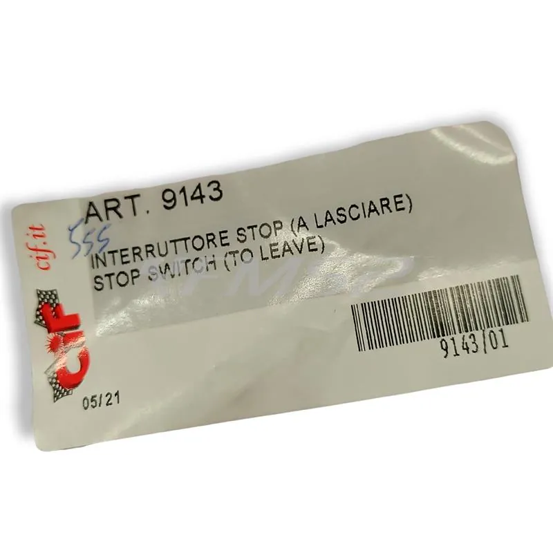 9143 Interruttore stop a lasciare per Piaggio vespe targate prodotte prima del 1959 (CIF)