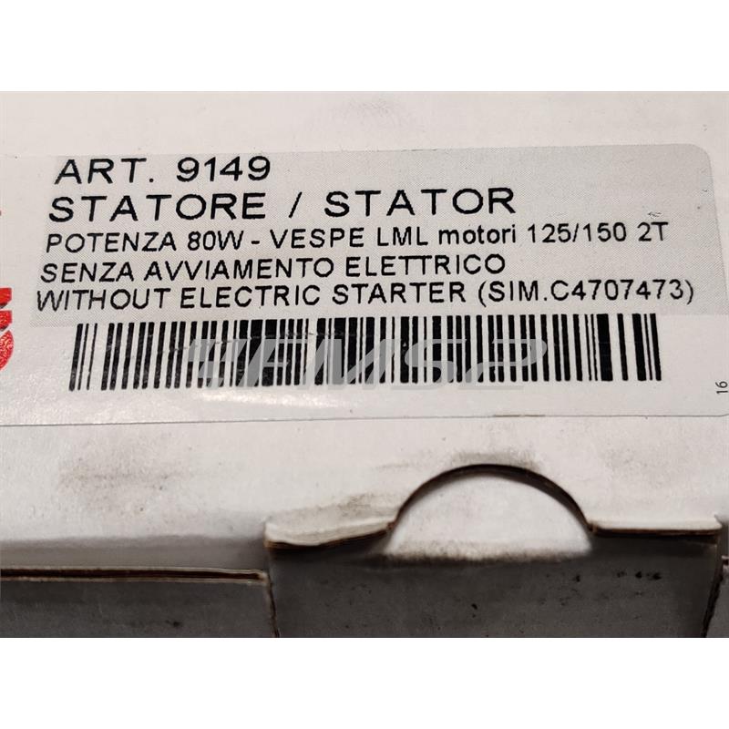 Statore potenza 80w vespa lml motori 125, ricambio 9149