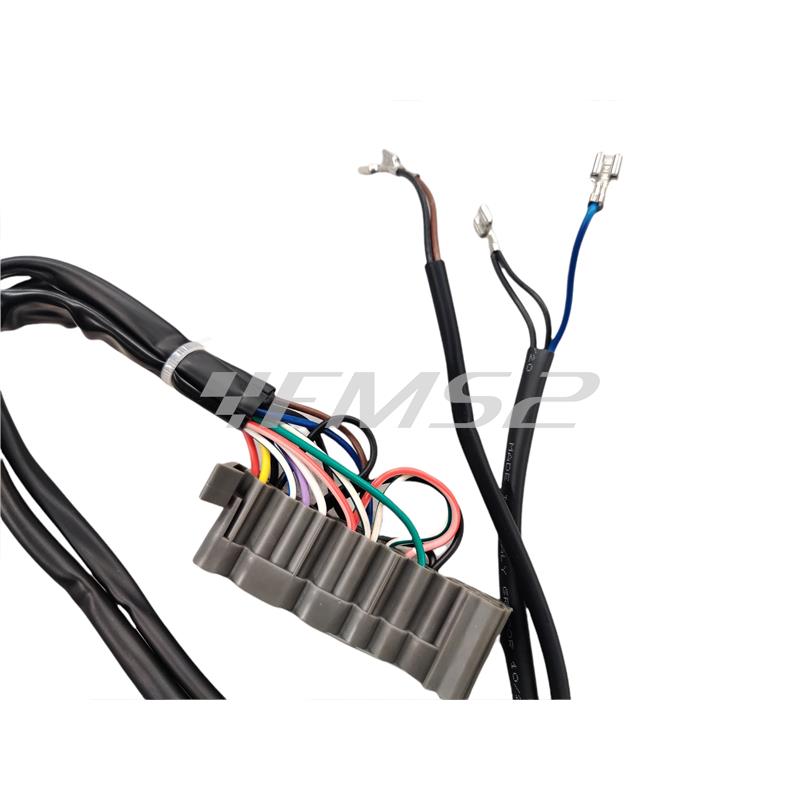 Impianto elettrico cif completo di connettore per Piaggio Vespa PK50s con frecce e telaio v5x2t. sim.243203, ricambio 9610