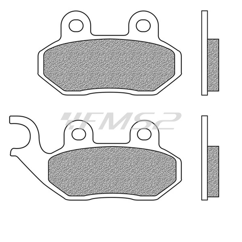 pastiglie freno CIF (pasticche), anteriori per sym attila 125-jet 50-100-ju, ricambio FD0219