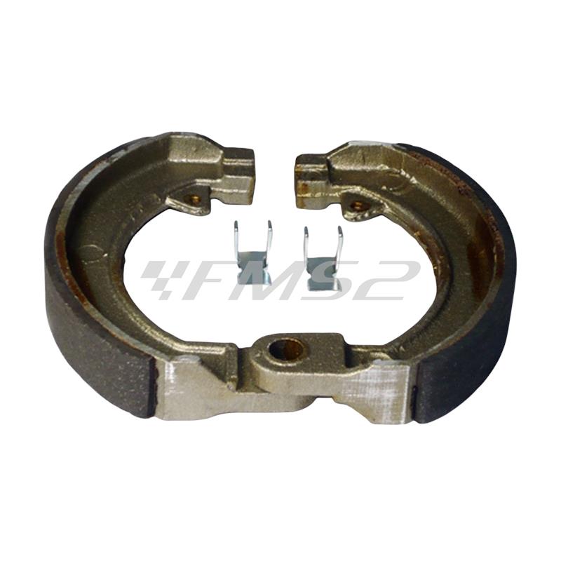 Ganasce freni a tamburo anteriori Newfren, per Vespa 150 Sprint, Vespa 160 GS, Vespa 180 SS, Vespa 200 Rally, ricambio GF0024