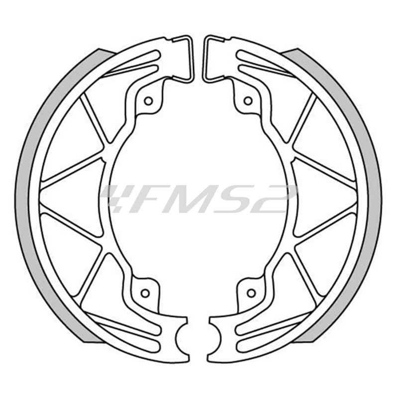 Ganasce freni a tamburo posteriori Cif per Runner 125-180, Hexagon 125 l, ricambio GF0268