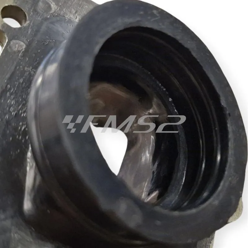 77140660A Collettore aspirazione D.41mm per motori Rotax 122 / 123 2T - Compatibile Aprilia 125 2T RS / AF1 / Red Rose / Tuono / Europa e HM 125 2T Enduro/Motard >2011 - OEM AP0267915 / AP0267910
