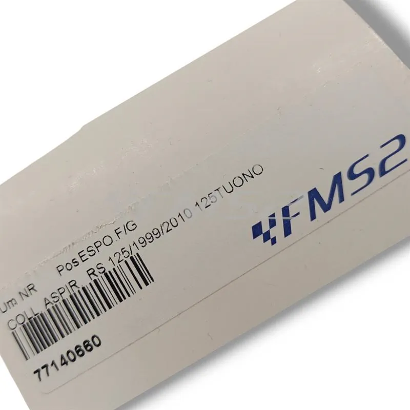 Collettore aspirazione One Italia in gomma con attacco a 5 viti per motori Rotax montati sulla Aprilia RS  125 cc prodotte dal 1999 fino al 2010 e Aprilia 125 cc Tuono, ricambio 77140660