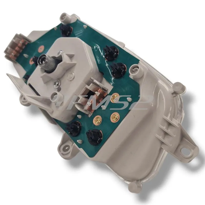 Strumentazione contachilometri One tipo originale completa di vetro intercambiabile con versione originale Magneti Marelli o Pricol montate su Mbk Booster e Yamaha Bw's 50 prodotti dal 2004 in poi, ricambio 77164022