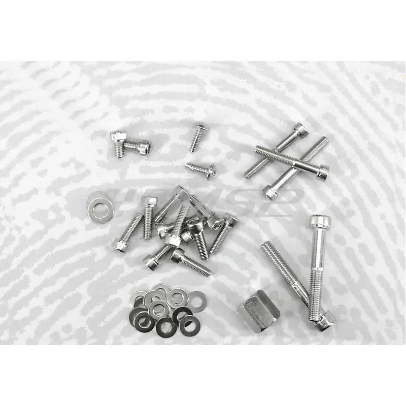 Kit viti decoro Booster Spirit cromate argento (One Italia), ricambio 77171103