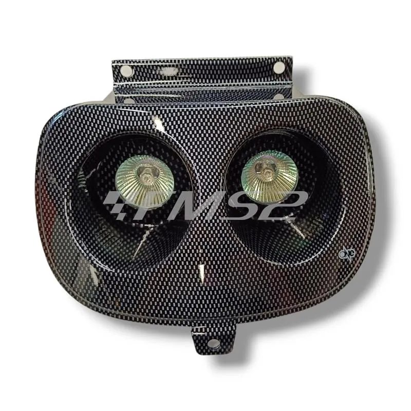 Fari alogeni Booster colore carbonio (One Italia), ricambio 77201315