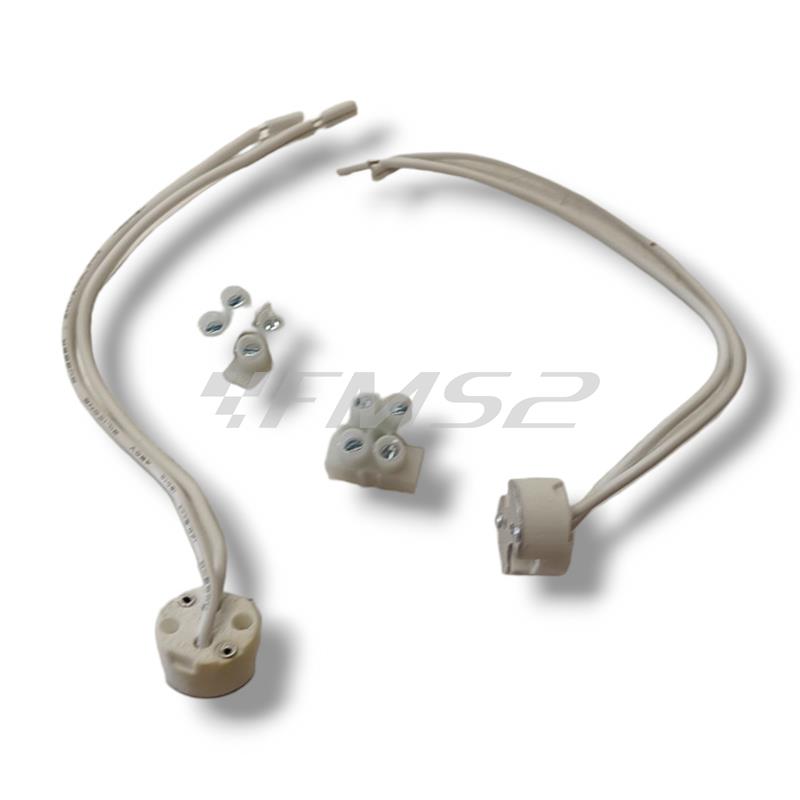 Fari alogeni Booster colore carbonio (One Italia), ricambio 77201315