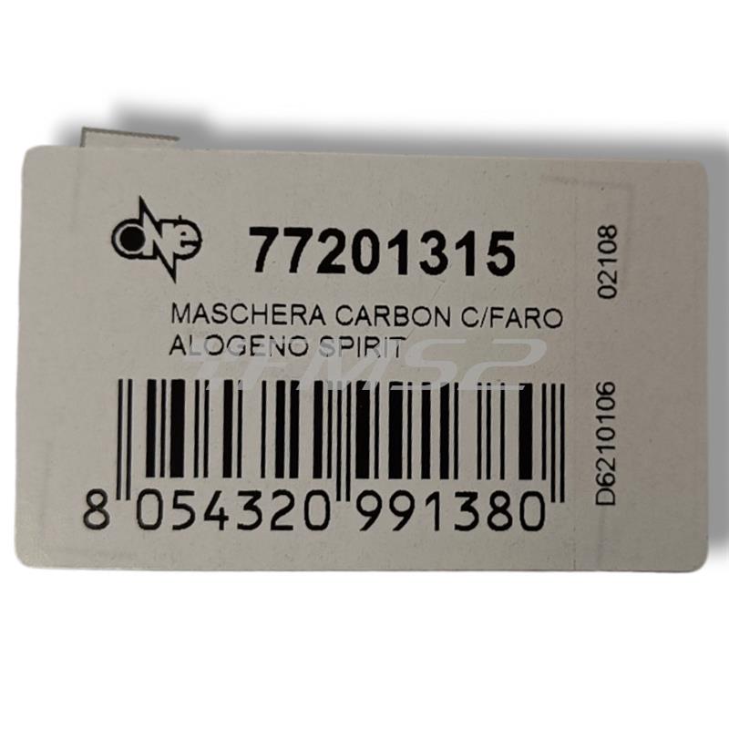 Fari alogeni Booster colore carbonio (One Italia), ricambio 77201315