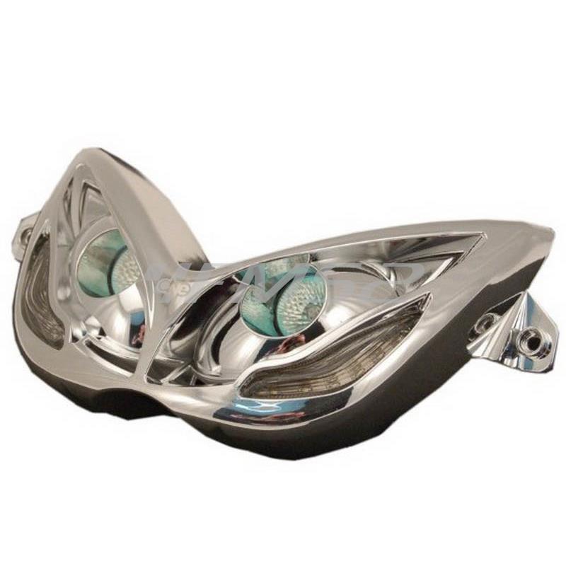 Maschera cromato con faro +led alog. Nitro (One Italia), ricambio 77201355L