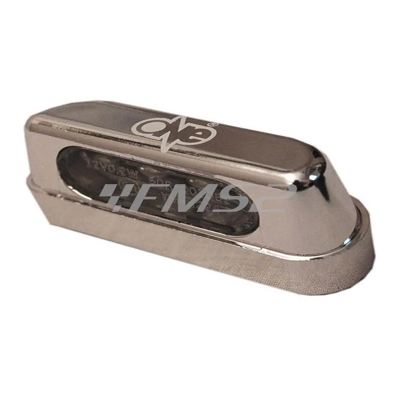 Luce targa a led cromato omologata (One Italia), ricambio 77204423A